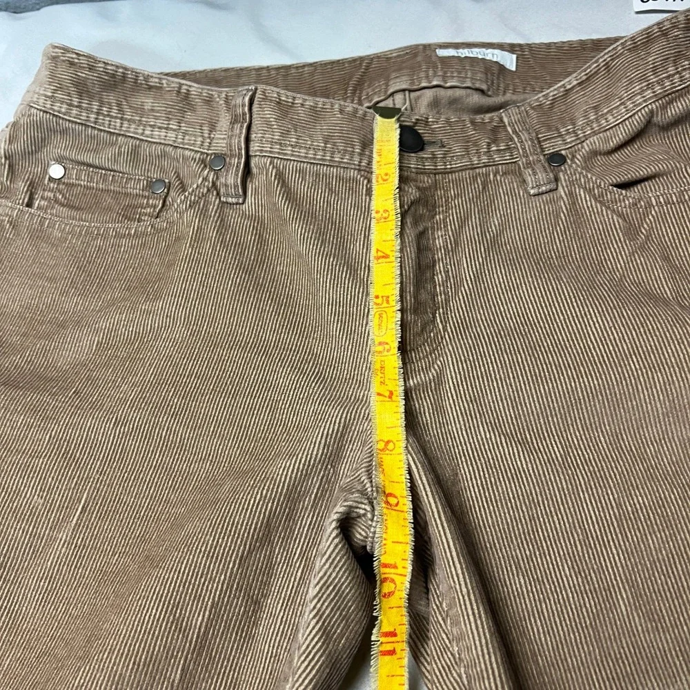 J. Hilburn Corduroy Chino Pants Relaxed Fit Casual Everyday Tan Brown Size 36x30